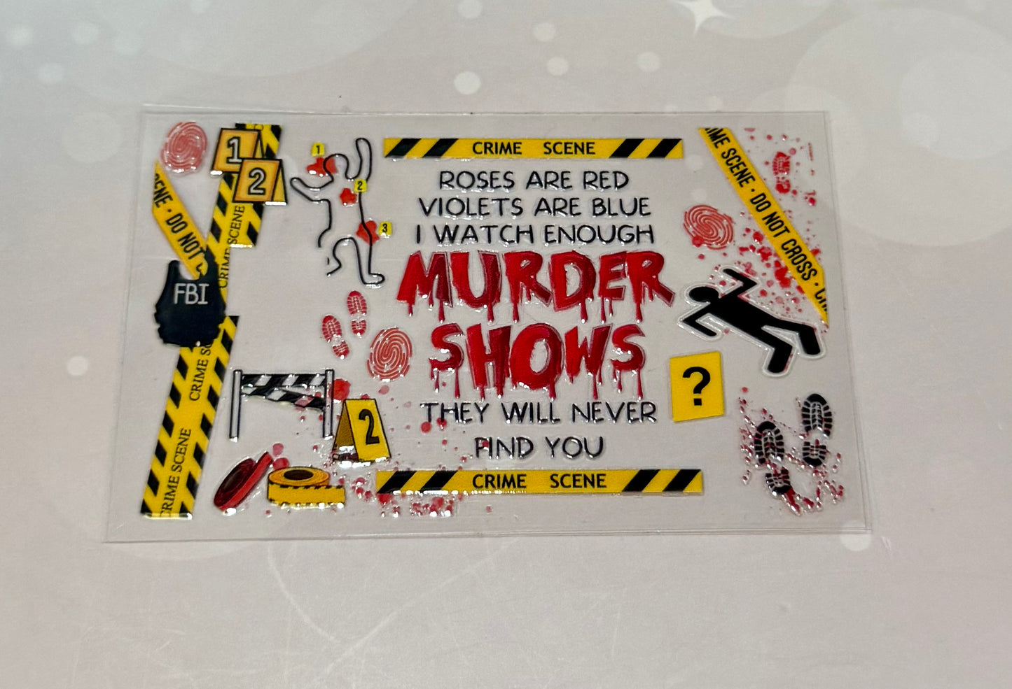 Horror themed credit card wraps