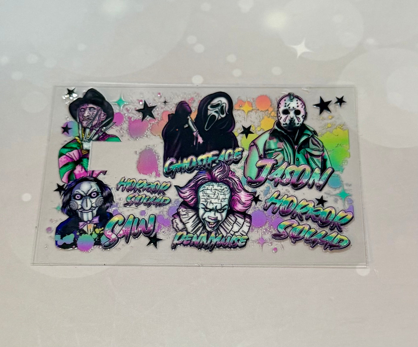 Horror themed credit card wraps