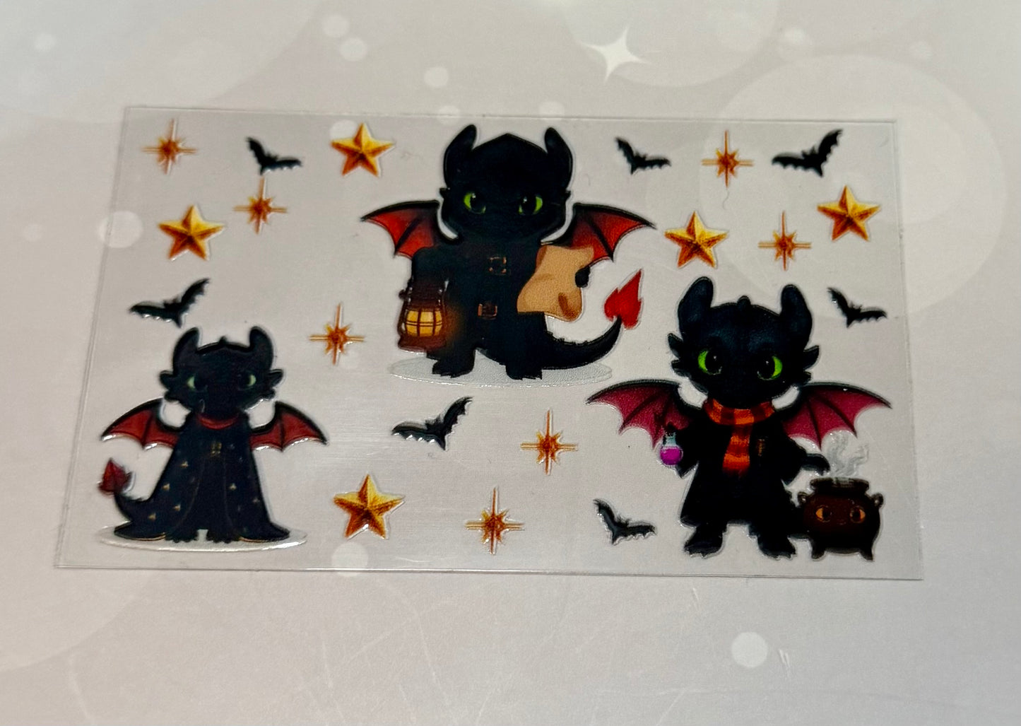 Card wrap stickers