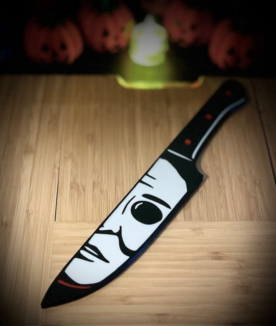3d printed horror themed decorative knife