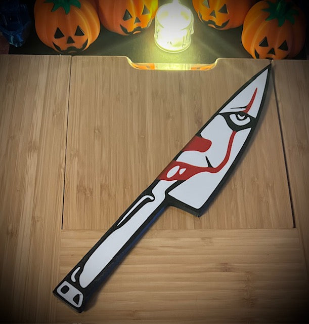 3d printed horror themed decorative knife