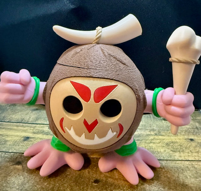 3d printed Kakamora container figure