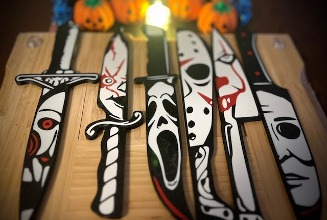 3d printed horror themed decorative knife