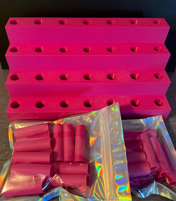 Beadable pen display stand