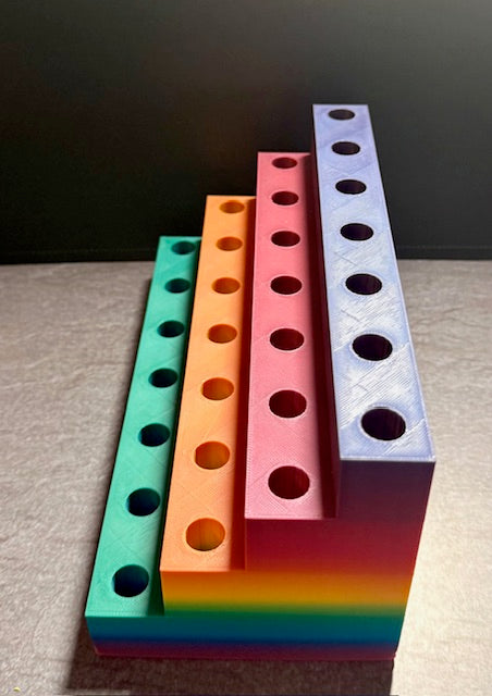 Beadable pen display stand