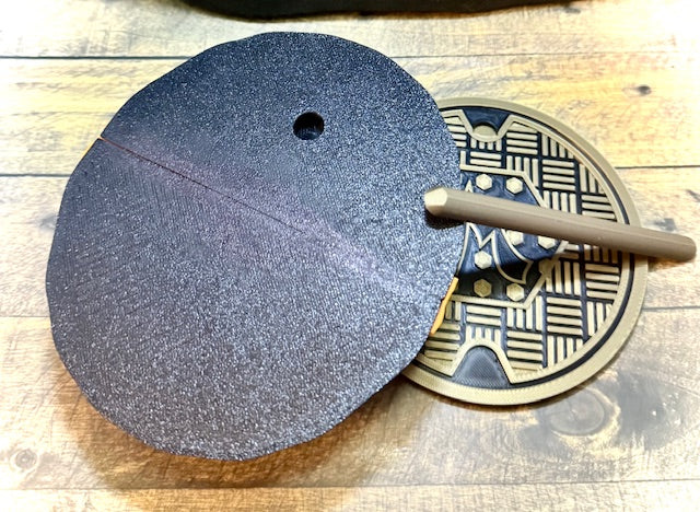 3d printed TMNT Michelangelo shell