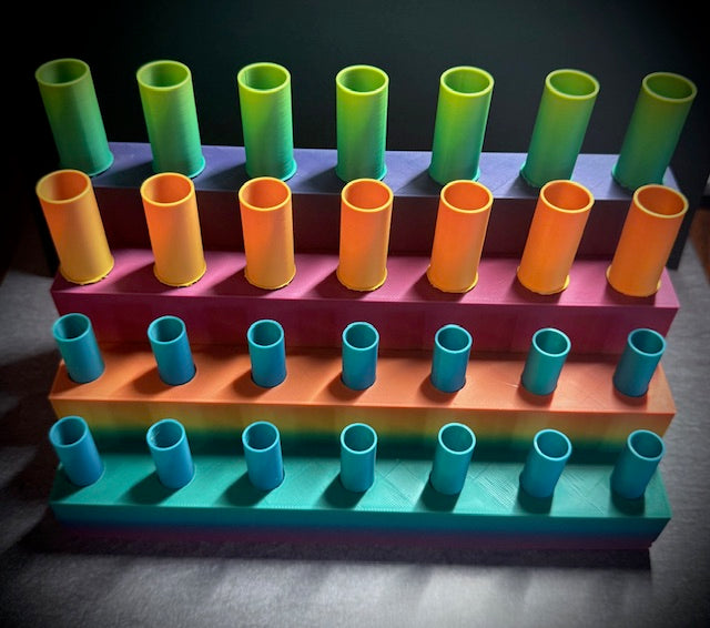Beadable pen display stand