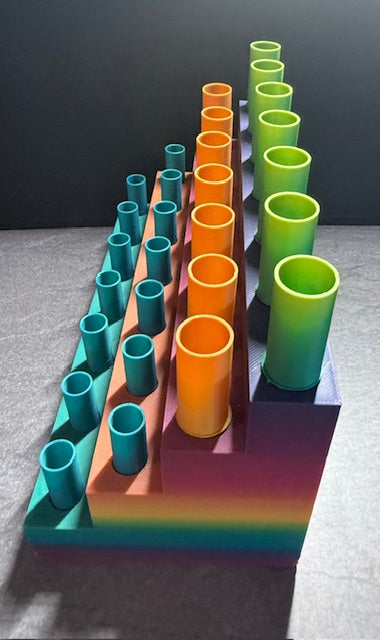 Beadable pen display stand