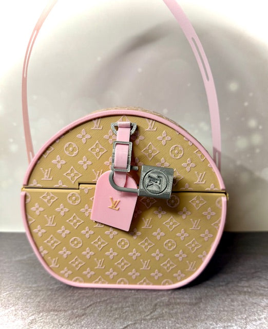 3d printed LV inspired display purse