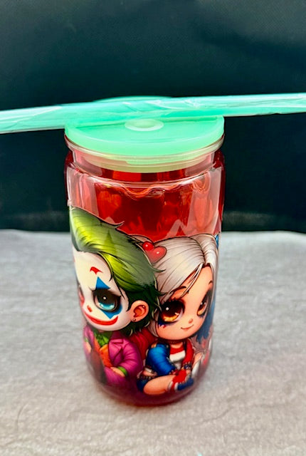 16oz snowglobe tumbler