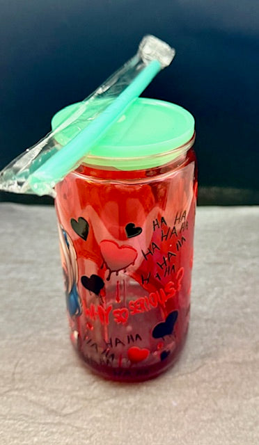 16oz snowglobe tumbler