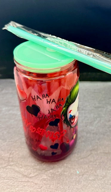 16oz snowglobe tumbler