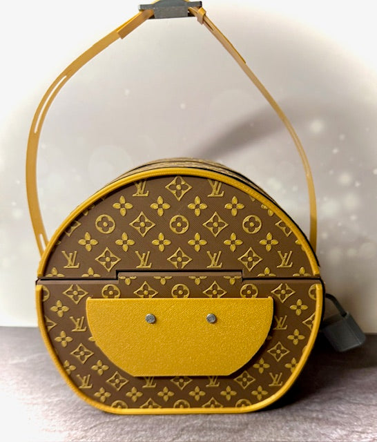 3d printed LV inspired display purse
