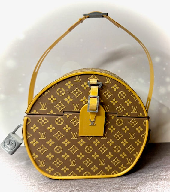 3d printed LV inspired display purse
