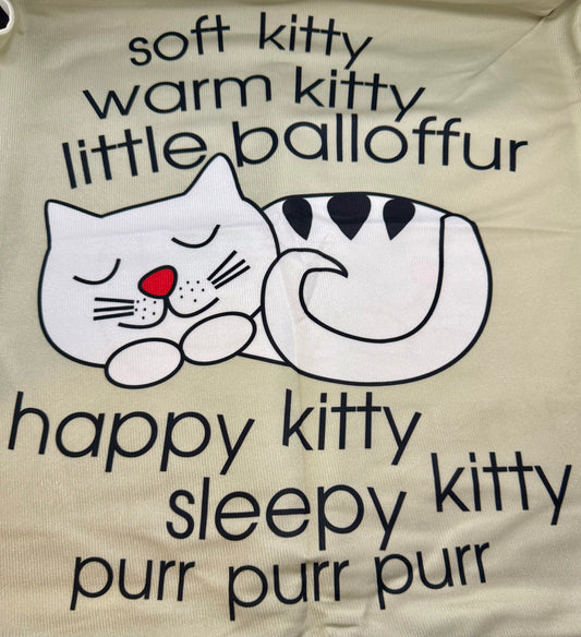 Soft kitty throw pillow cover (cover only)