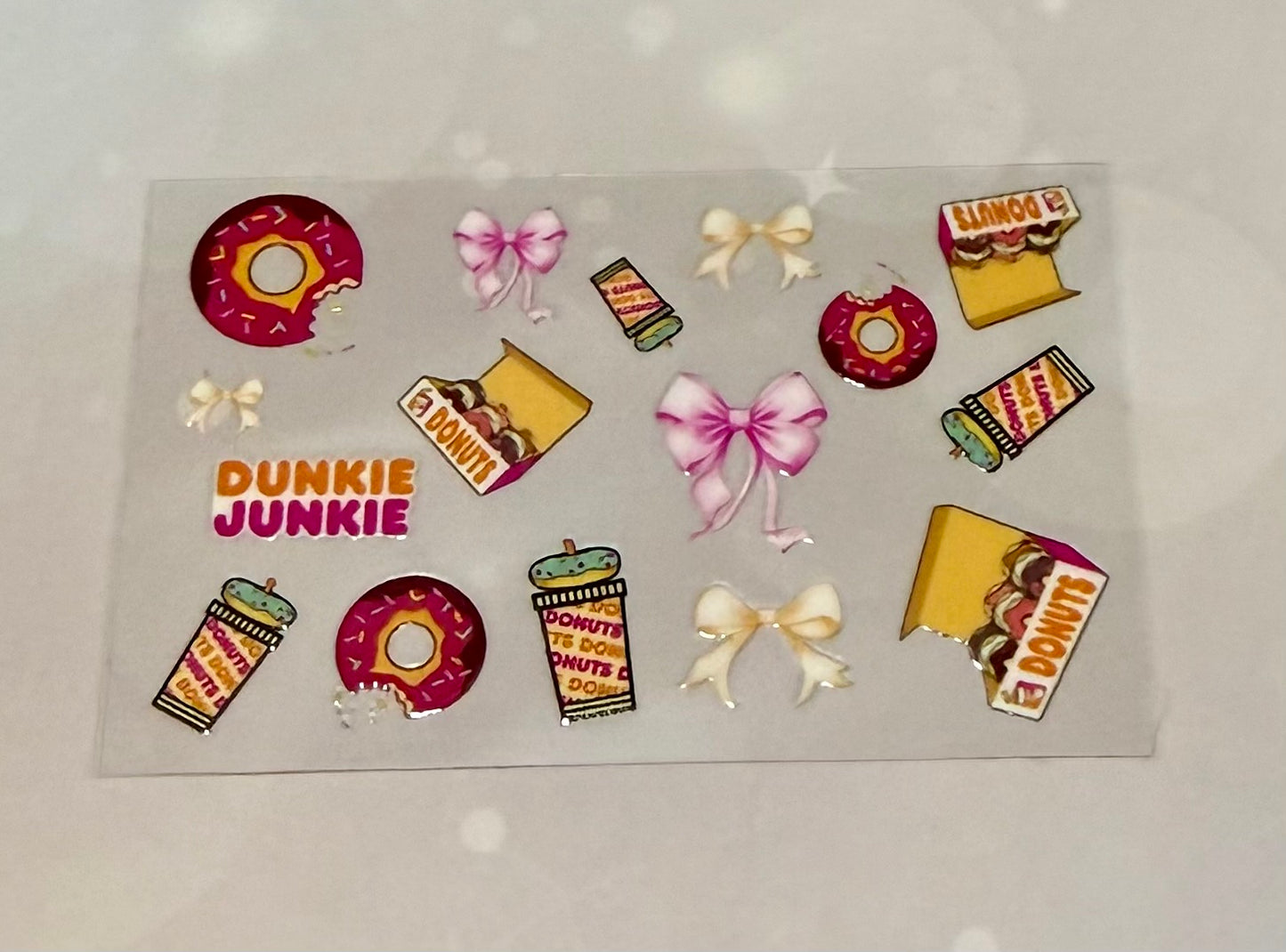Card wrap stickers