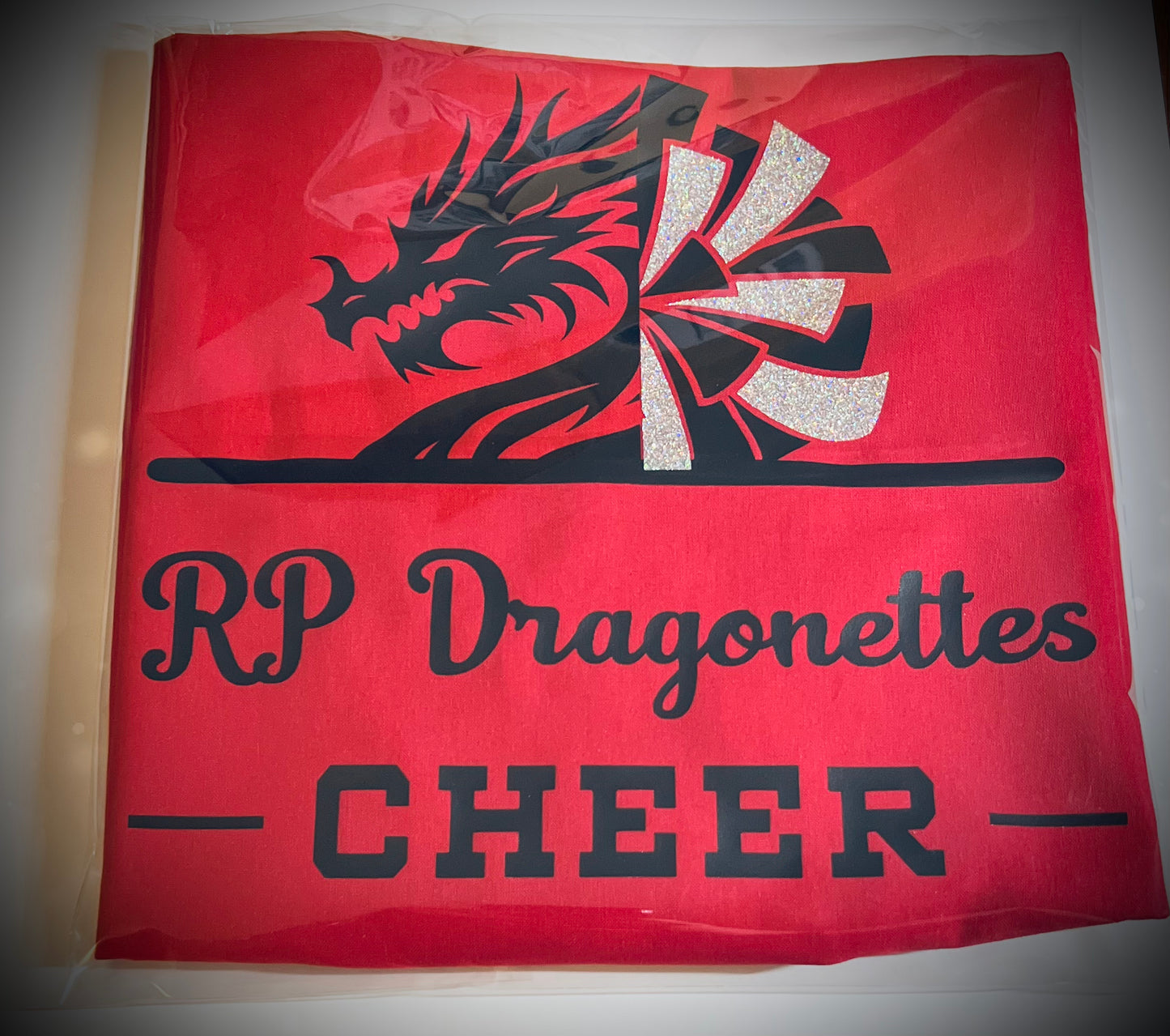 RP Dragons large zippered tote bag