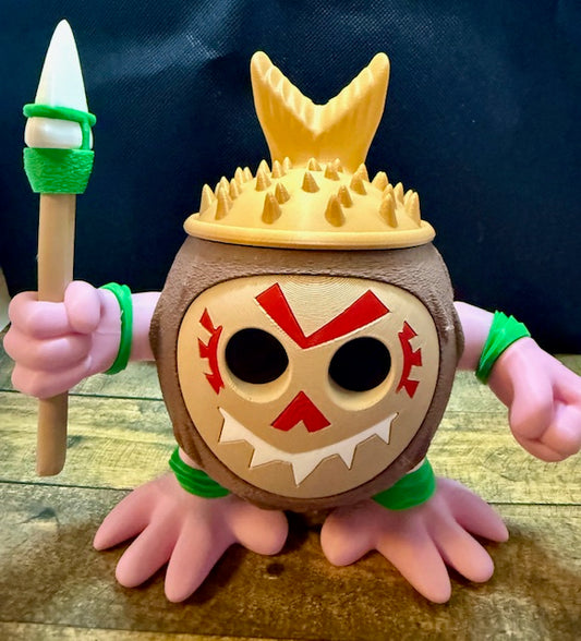 3d printed Kakamora container figure