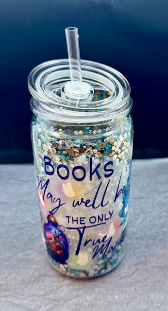 16oz snowglobe tumbler